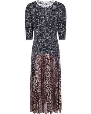 RIXO London Dress Leopard Print "Meg" - Multicolour
