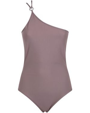 Coperni One Shoulder Swimsuit - Purple