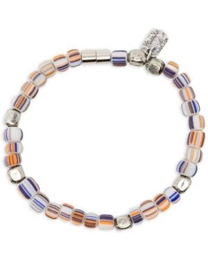 Paul Smith Bracelet Stripe "Bead" - White