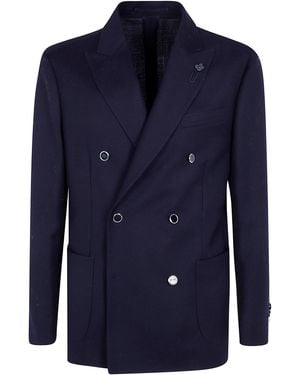 Lardini Jacket Wool "Roma" - Blue