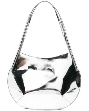 Jil Sander Shoulder Bag "Kante" - White