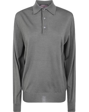 FILIPPO DE LAURENTIIS Jumper Polo Neck "Polo Neck Sweater" - Grey