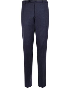 Incotex Pants Regular Fit "Classic Regular Chino" - Blue