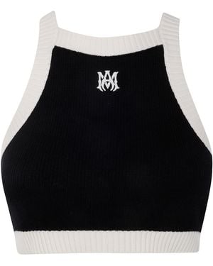 Amiri Ma Cropped Tank - Black
