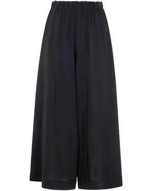 Daniela Gregis "Pijiama Pockets" Wide Leg Trousers - Blue