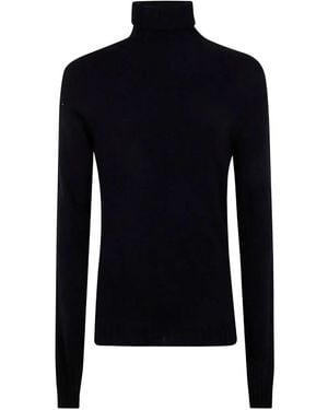 MD75 Cashmere Turtle Neck Jumper - Blue