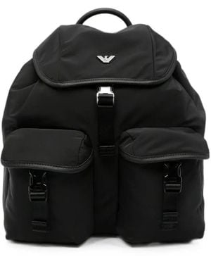 Emporio Armani Zaino Scomparto Principale "Em004503.Af28784 Uc001" - Nero