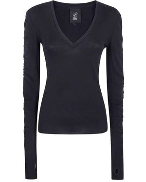 Thom Krom V Neck Sweater - Black