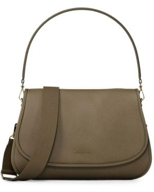 MICHAEL Michael Kors Messenger Bag Leather "Md Coni" - Metallic