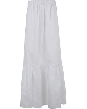 Mantu Midi Skirt - White