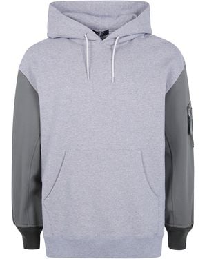 Comme des Garçons Sweatshirt Double Fabric Sleeves - Blue