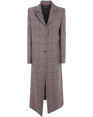 DR. HOPE Coat Single-Breasted Long Coat - Gray