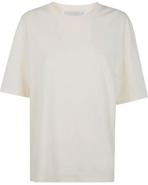 Ami Paris Big "Ami De Coeur" Embossed Tshirt - White