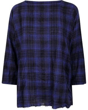 Daniela Gregis 'Camicia Quadrato' Tartan Shirt - Blue