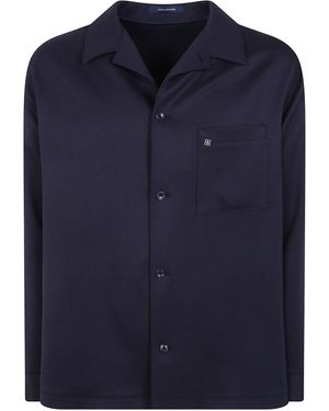 Tagliatore Camicia A Maniche Lunghe "Abani" - Blu