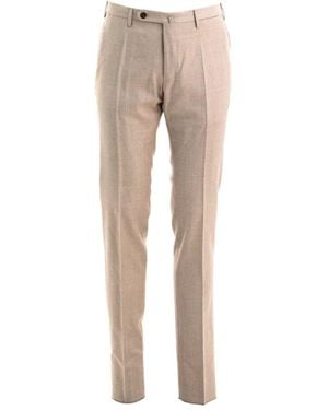 Incotex Chino Slim Fit Trousers - Natural