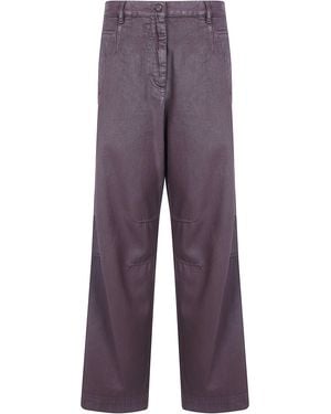 Dries Van Noten Jeans Straight Leg "Pincks" - Purple