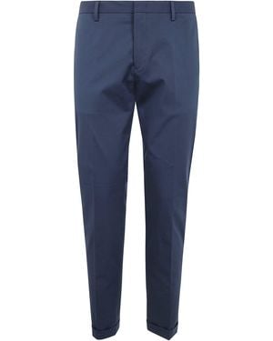 Paul Smith Organic Cotton Trousers For - Blue