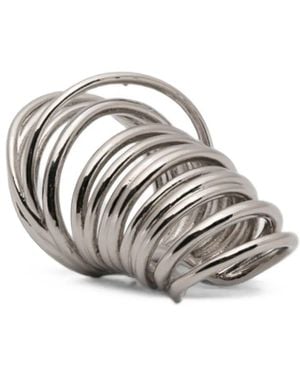 Panconesi Earrings "Orbit" Multi Ear Cuff - White