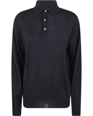 FILIPPO DE LAURENTIIS Polo Neck Jumper - Blue