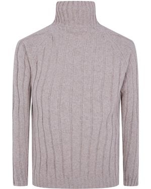 Nuur Jumper Long Sleeves "Turtle Neck" - Natural