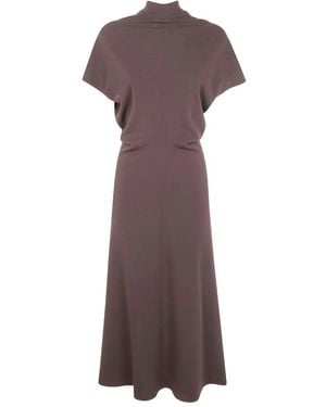 DR. HOPE Bias Cut Dress - Purple