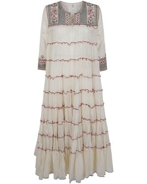 UPAVITA Dress Long Sleeve "Hippie" - Grey