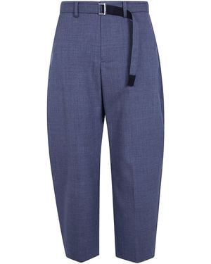 Sacai Suiting Trousers - Blue
