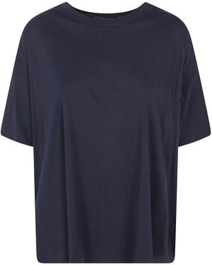 Sofie D ́hoore Tilly Crew Neck Short Sleeves Oversize - Blue