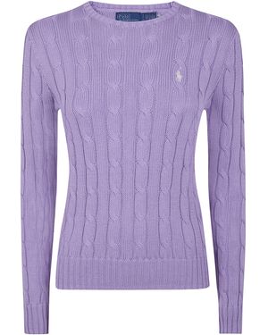 Polo Ralph Lauren "Julianna" Long Sleeves Pullover - Purple