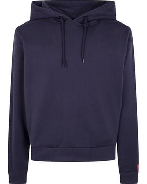 The North Face Sweatshirt Hooded Box Hoodie" - Blue