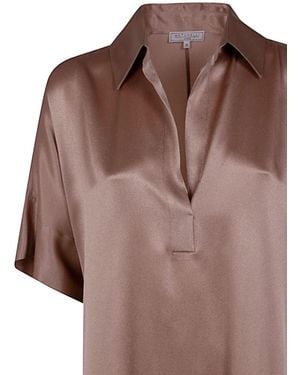 Antonelli "Luciana Norberto" Maxi Shirt Dress - Brown