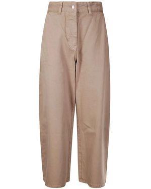 Studio Nicholson "Chalco" Wide Crop Pant - Natural