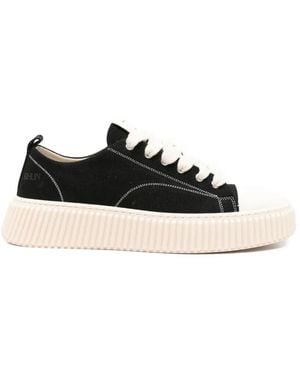 Rhun Treble Canvas Shoes - Black