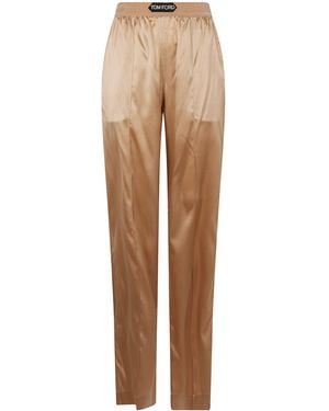 Tom Ford Woven Pants - Natural