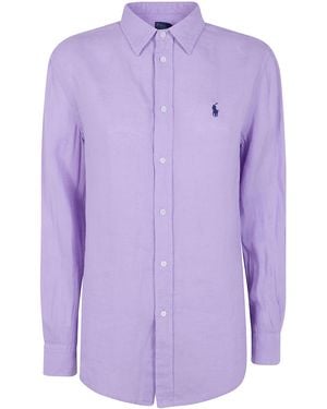 Polo Ralph Lauren Classic Long Sleeves Shirt - Purple