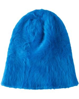 About Angora Beanie - Blue