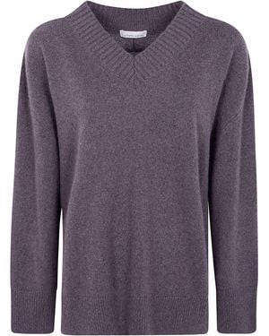 Liviana Conti Jumper Cashmere 'Alison' - Purple