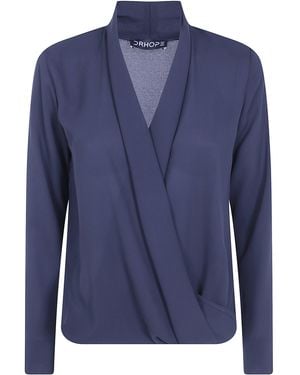 DR. HOPE Shirt Classic Twist "Classic Twist Shirt" - Blue
