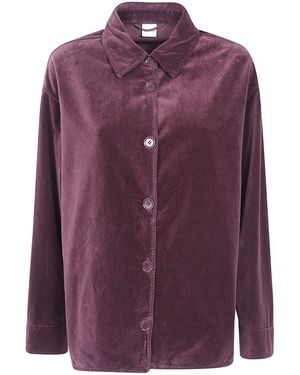 Aspesi Jacket Classic Velvet "Barbera" - Purple