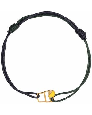 Aliita Tequila Enamel Cord Bracelet - Black