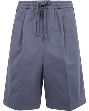 Fear Of God Trousers Drawstring "Relaxed Drawstring Short" - Blue
