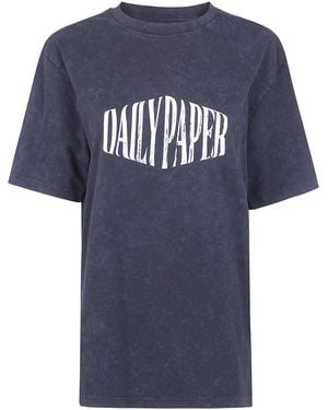 Daily Paper "Vintage" Short Sleeves Tee - Blue