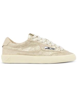 AUTRY WINDSCAPE "Windscape" Low Laminated Sneakers - White