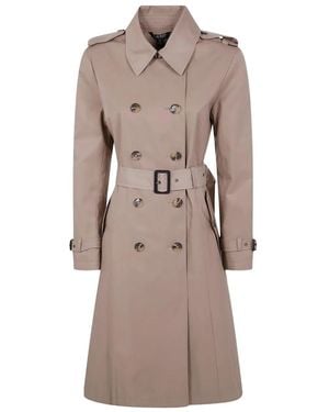 Ralph Lauren Bl Db W Cn42 Lined Trench - Natural