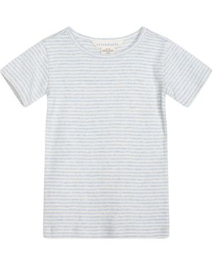 SERENDIPITY ORGANICS T-Shirt Stripe - White