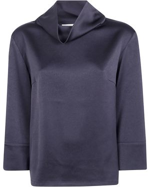 By Malene Birger Jumper Hooded "Vica" - Blue