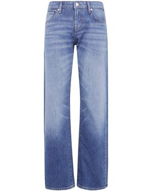 7 For All Mankind Jeans Gamba Larga "Belted Low Straight Wide Leg - Blue
