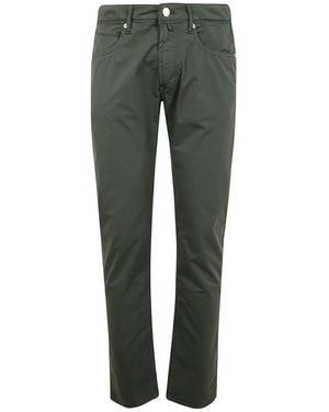 Incotex Denim Stretch A 5 Tasche Di Incotex Divisio - Verde