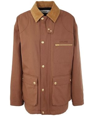 Celine Parka Jacket - Brown